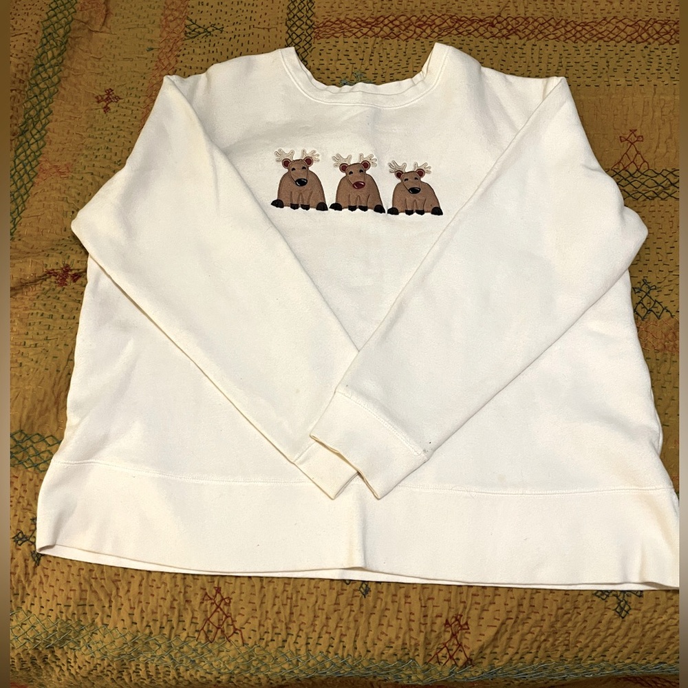 Vintage Field Gear reindeer sweatshirt